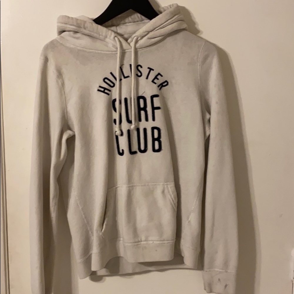 Hollister surf club white hoodie